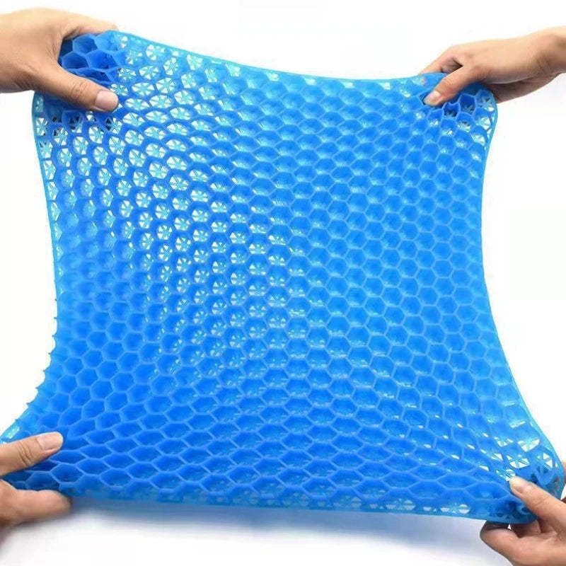 Seat Cushion - Cool Honeycomb Gel for Summer - Car Seat Cushion - Soft Cooling Thick Cushion for Home Office