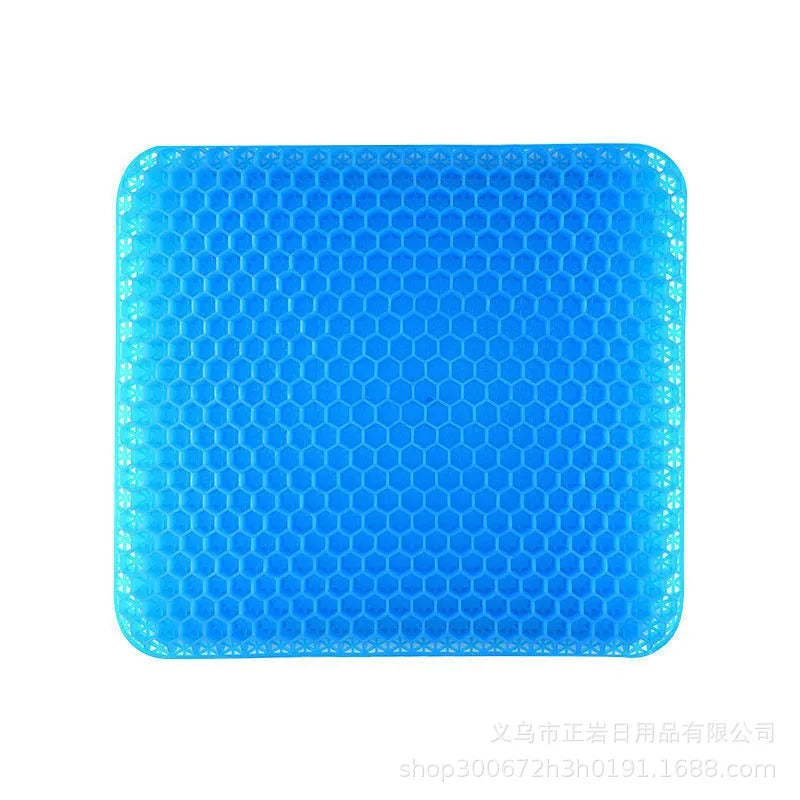 Seat Cushion - Cool Honeycomb Gel for Summer - Car Seat Cushion - Soft Cooling Thick Cushion for Home Office