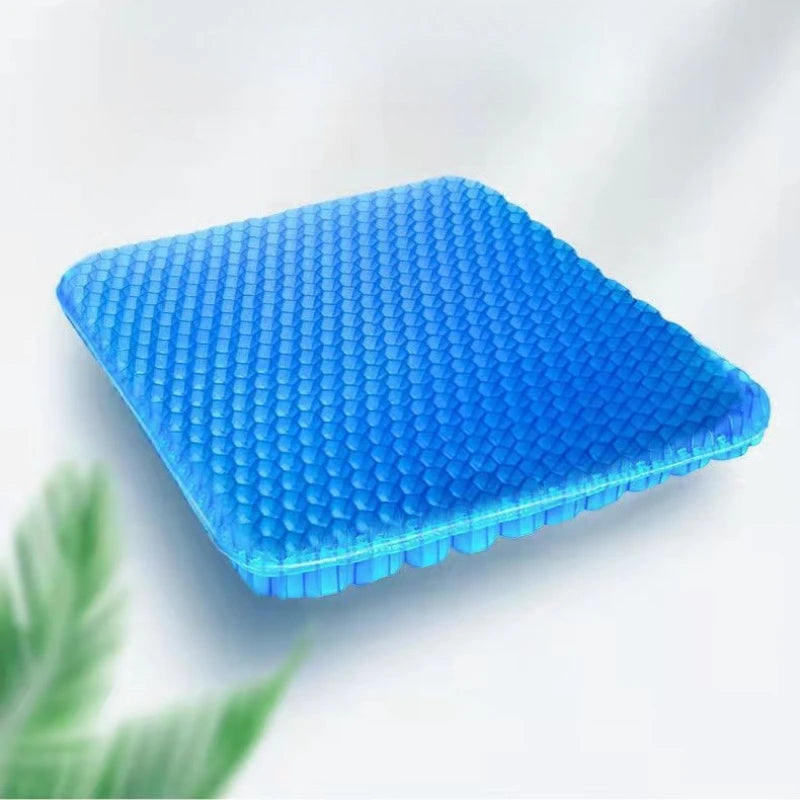 Seat Cushion - Cool Honeycomb Gel for Summer - Car Seat Cushion - Soft Cooling Thick Cushion for Home Office